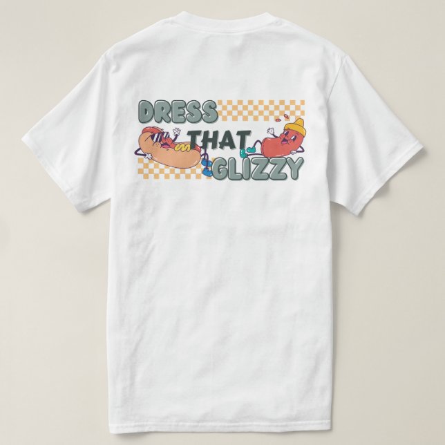 glizzy-säsongen rolig tröja för manar (Design baksida)