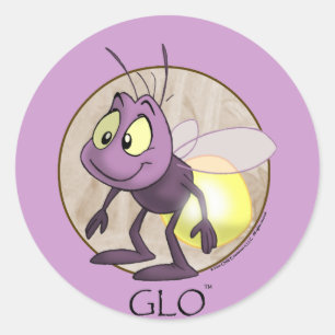 GLO-klistermärke Runt Klistermärke