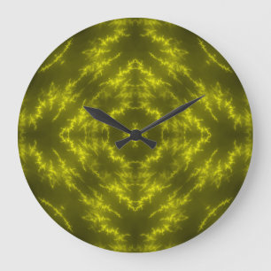 Gloande Neon Electric Thunder Bolts Stor Klocka
