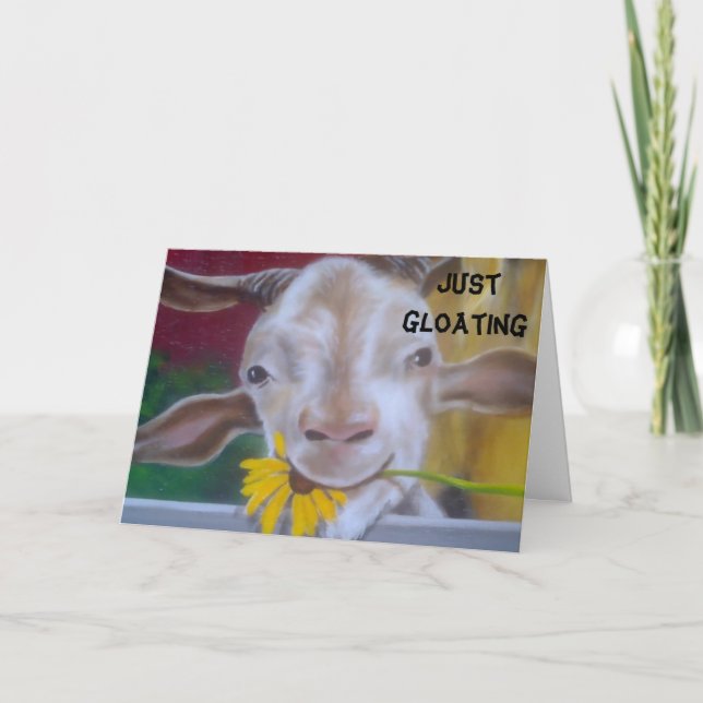 GLOATGATT "50:E BIRTHDAY" KORT (Framsida)