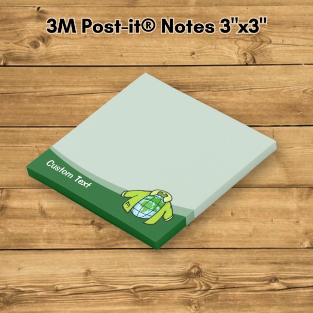 Glob Jacka Post-it Block (Skapare uppladdad)