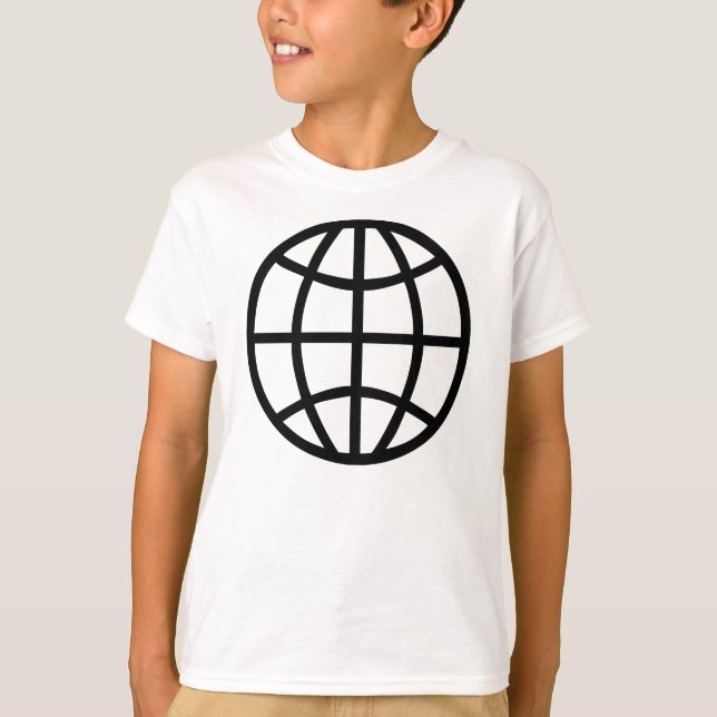 Glob-symbol T-shirt (Framsida)