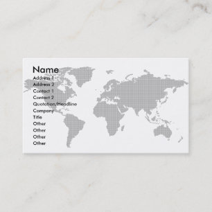 Global-Affär-Kort Visitkort