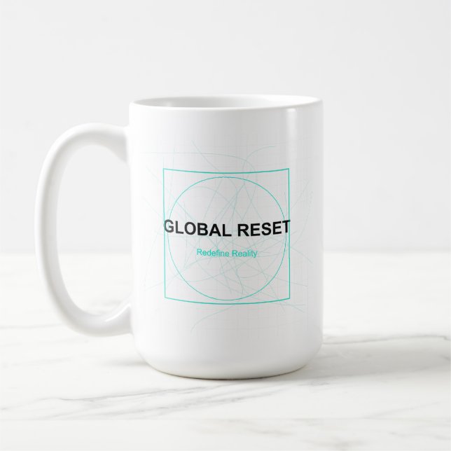 Global Återställning – En Ny Era Börjar Kaffemugg (Vänster)
