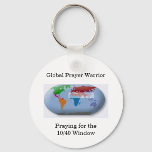 Global bönkrigare Keychain Nyckelring
