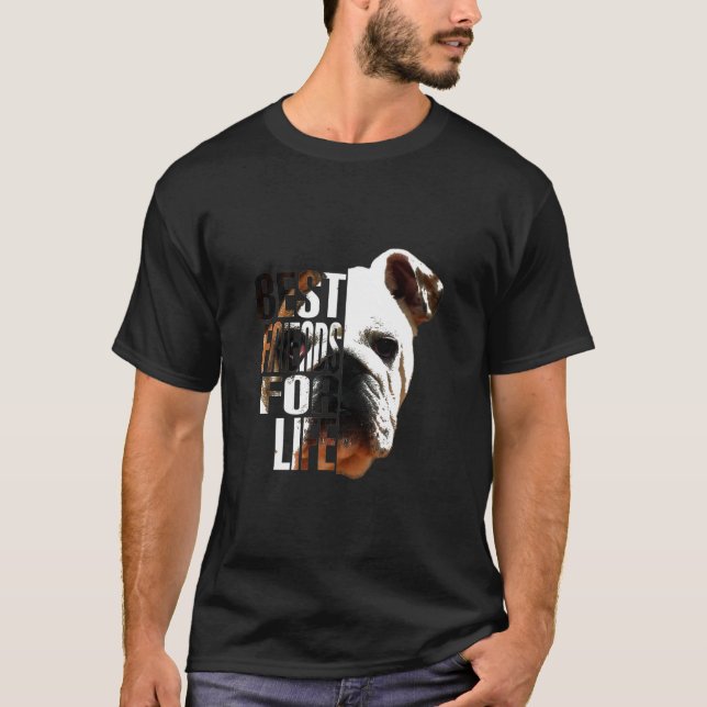 Global Bulldog Design T Shirt (Framsida)