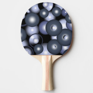 Global Concentric Circle Orbital Abstrakt Art Pingisracket