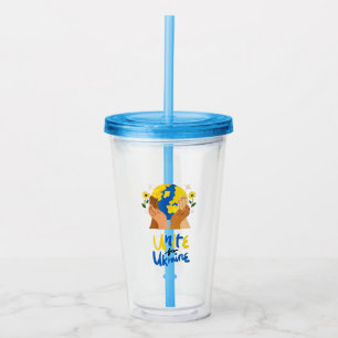 Global enighet för Ukraina Take Away Mugg