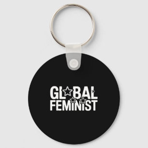 Global Feministisk Jämlikhet Empowerment Protest A Nyckelring