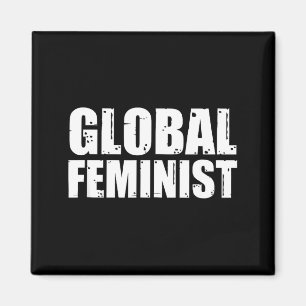 Global Feministisk Jämlikhet Empowerment Världen R Magnet