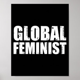Global Feministisk Jämlikhet Empowerment Världen R Poster