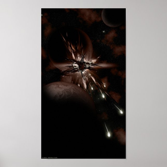 Global förstörelse poster (Framsidan)