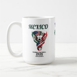 Global fotboll Nordamerika 2026 Kaffemugg