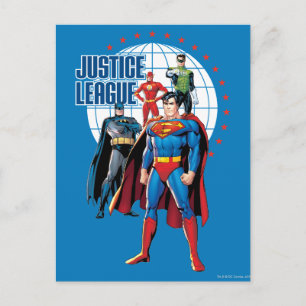 Global Heroes inom justitieförbundet Vykort