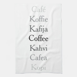 Global Kaffe Kökshandduk