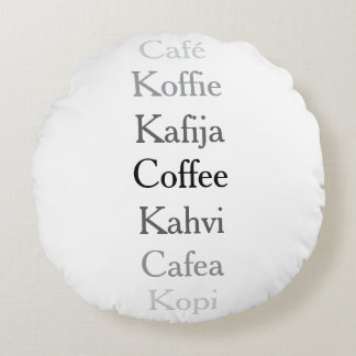 Global Kaffe Rund Kudde