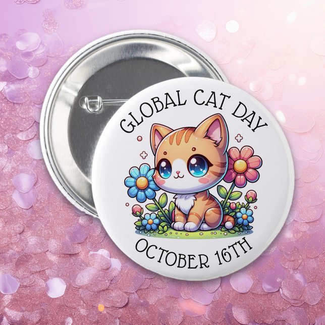 Global kattdag 16 oktober knapp (Skapare uppladdad)