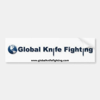 Global knivarstridighetbildekal bildekal