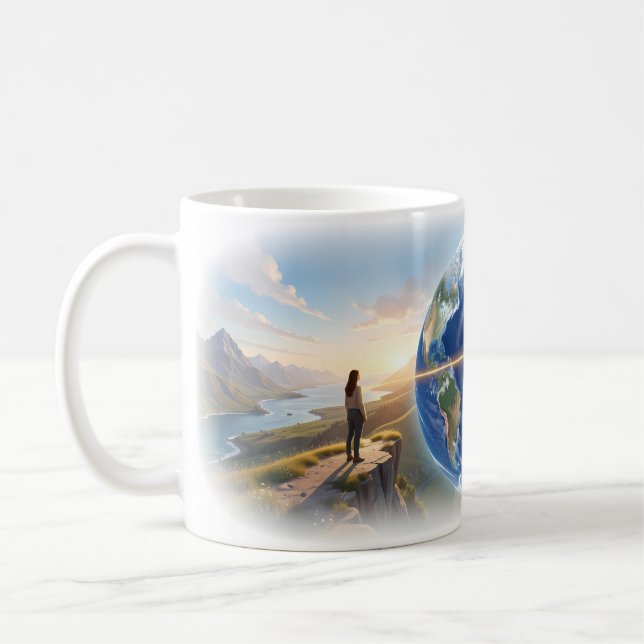 Global Koppling Längs Bergsstigar Mugg (Vänster)