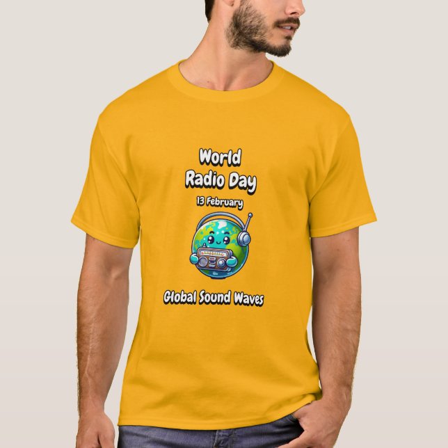 Global Ljud Vågar. T Shirt (Framsida)