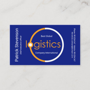 Global Logistics Satellite Design Transport Visitkort