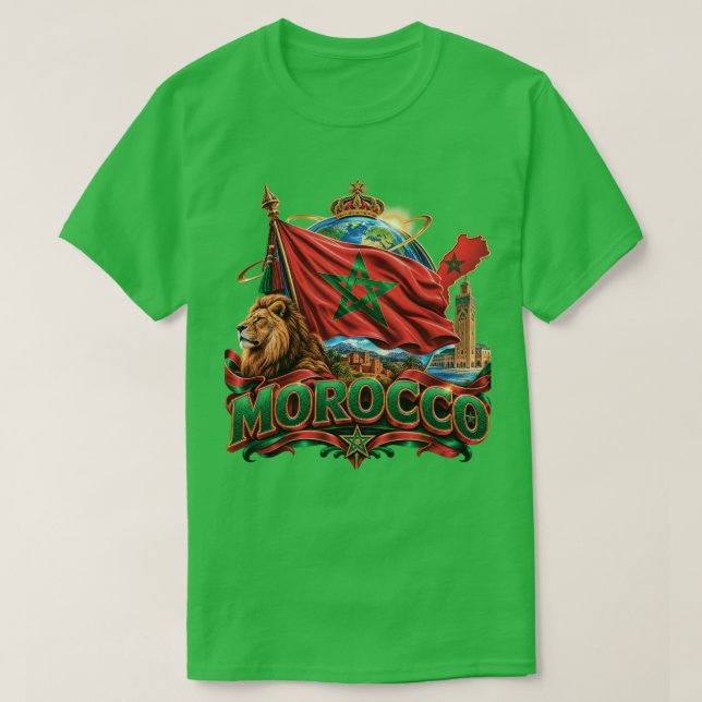 Global Marocko T Shirt (Design framsida)