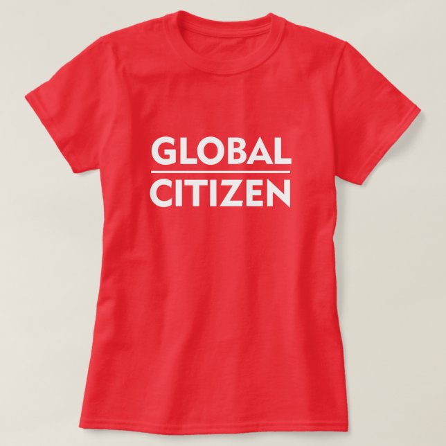 GLOBAL MEDBORGARE T SHIRT (Design framsida)