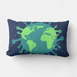 Global pandemi (viruspartiklar) (virusinfektion) lumbarkudde