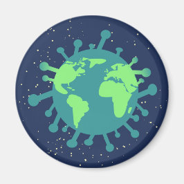 Global pandemi (viruspartiklar) (virusinfektion) magnet