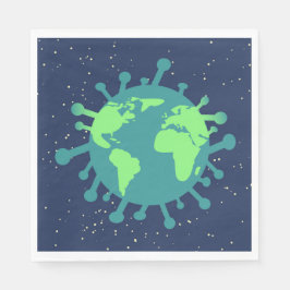 Global pandemi (viruspartiklar) (virusinfektion) pappersservett