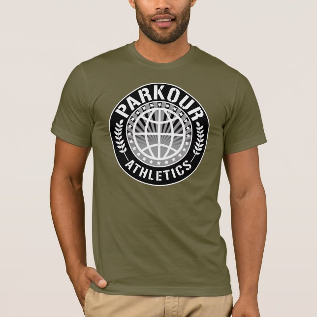 Global Parkour friidrott T-shirt (Framsida)