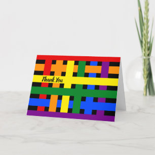 Global Peace Hug-Abstrakt - färgstark Tack Kort