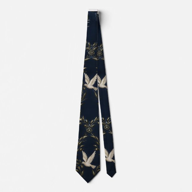 "Global Peace & Unity - Elegant Doves and Olive Br Slips (Framsida)