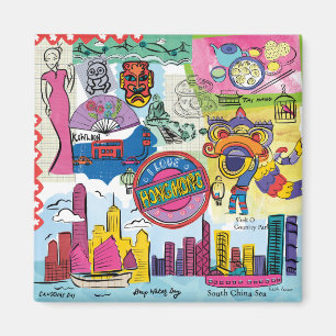 Global resa - Hongkong Magnet