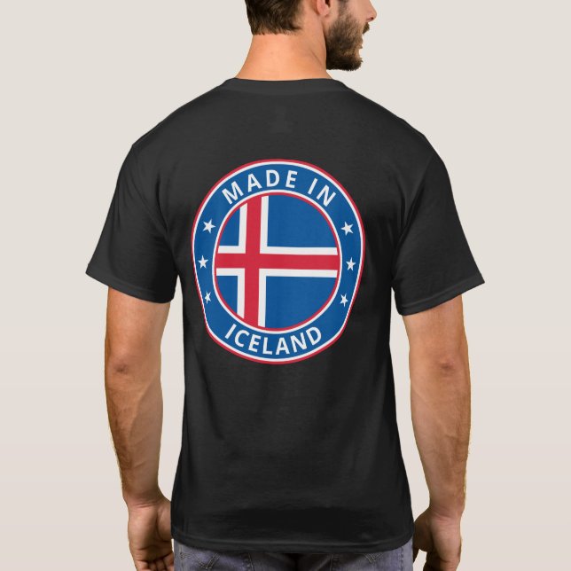 Global resande - made in Island (Redigera) T Shirt (Baksida)