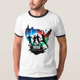 Global Soccer 2026 Three Nations. One Dream.  T Shirt