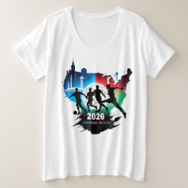 Global Soccer 2026 Three Nations. One Dream.  T Shirt