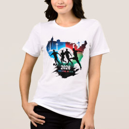 Global Soccer 2026 Three Nations. One Dream.  T Shirt
