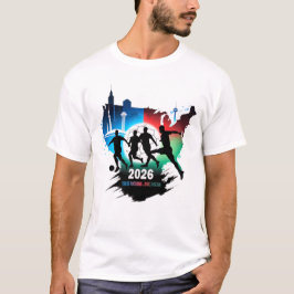 Global Soccer 2026 Three Nations. One Dream.  T Shirt