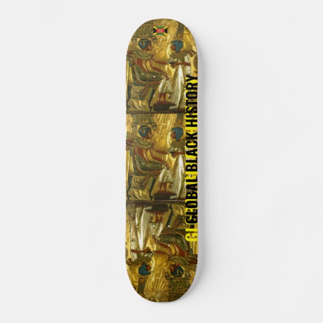 GLOBAL SVART HISTORIA Skateboard (Framsida)