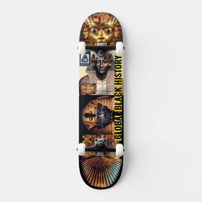 GLOBAL SVART HISTORIA Skateboard (Framsida)
