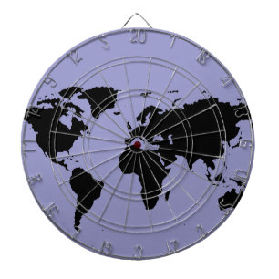 global svartgrafik karta darttavla
