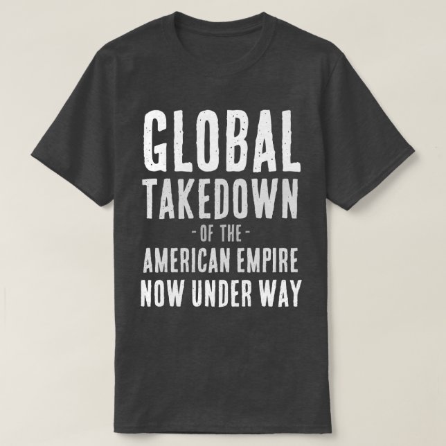 Global takedown t shirt (Design framsida)