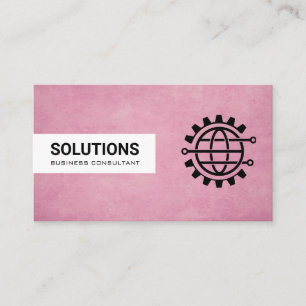 Global Tech-Logotyp   ROSA STRUKTUR Visitkort