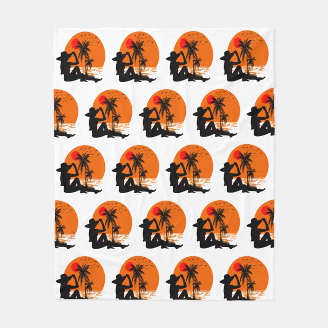 Global Tourism Day Fleecefilt (Framsidan)