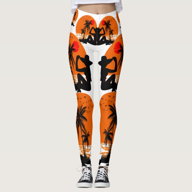 Global Tourism  Day Leggings (Framsida)