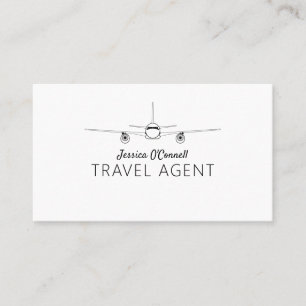 Global Travel Agency Agent Affärskort Visitkort