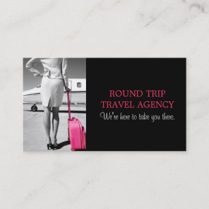 Global Travel Agency Agent Affärskort Visitkort