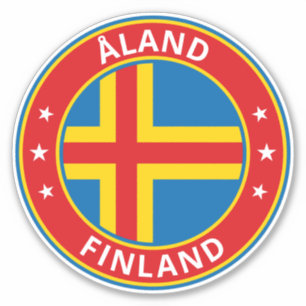 Global Traveler - Åland Ahvenanmaa, Suomi (Redig Klistermärken