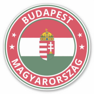 Global Traveler - Budapest, Magyarország Ungern Klistermärken